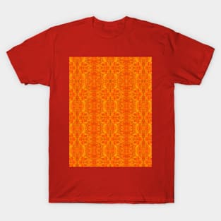 Bold Orange Pattern T-Shirt